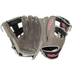 Wilson A1000 1787 11.75" Baseball Glove - Grey/Black/Red - 2025 Model