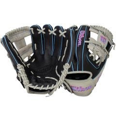Wilson A1000 DP15 11.5" Baseball Glove - Black/Grey/Blue - 2025 Model