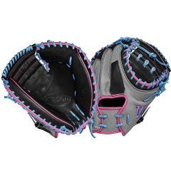 Wilson A2000 M23 33.5" Baseball Catcher's Mitt - Gray/Black - 2025 Model
