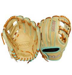 Wilson A2000 DP15 11.5" Baseball Glove - Blonde/Seafoam - 2025 Model