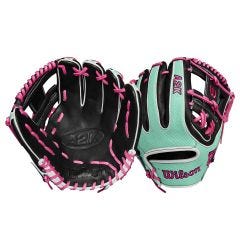 Wilson A2K 1720SS 11.5" Baseball Glove - Black/Seafoam - 2025 Model
