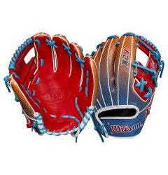 Wilson A2K 1786SS 11.5" Baseball Glove - Red/Navy - 2025 Model