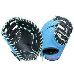 Wilson A2000 1677SS 12.5" Baseball First Base Mitt - Navy/Sky Blue - 2025 Model