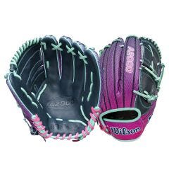Wilson A2000 B2SS Grape Flamingo 12" Baseball Glove - 2025 Model