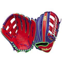 Wilson A2K 1810 12.75" Baseball Glove - Orange/Purple - 2026 Model