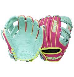 Wilson A2000 DP15SS 11.5" Baseball Glove - Seafoam/Flamingo - 2026 Model