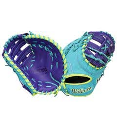 Wilson A2000 1612SS 12" Baseball First Base Mitt - Purple/Teal - 2026 Model