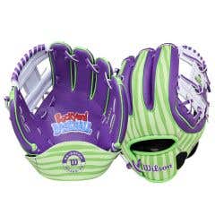 Wilson A200 EZ Catch Backyard Baseball Melonheads 10" Youth Baseball Glove