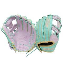 Wilson A2000 H12SS 12" Fastpitch Softball Glove - Lavender/Seafoam - 2026 Model