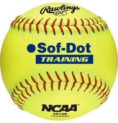 Rawlings NCAA 12" Soft Poly-Core Softball Training Balls - 1 Dozen