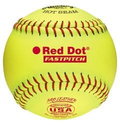 Rawlings PX2RYLA USA Red Dot 12" Softball - 1 Dozen