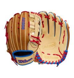 Wilson A2000 1777 12.75" Baseball Glove - Blonde/Tan/Red/Royal (2027)