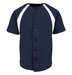 Mizuno Full Button Colorblock Boy's Jersey