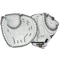 Mizuno MVP Prime GXS50PF4W 34" Catcher's Mitt - White/Gray - 2022 Model