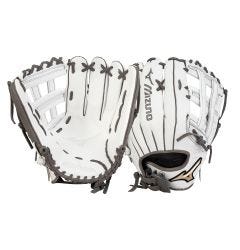 Mizuno Prime Elite 13" Fastpitch Softball Glove - White/Grey - 2024 Model