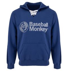 Baseball Monkey Skate Lace Senior Pullover Hoodie