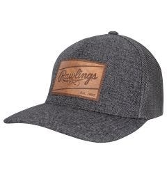 Rawlings Leather Patch Snapback Hat