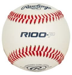 Rawlings R100-P Raised Seam High School Practice Baseball - 1 Dozen