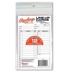 Rawlings System 17 Line-Up Cards