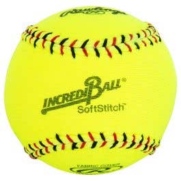 Balle de softball Hot Dot de 11 po, jaune