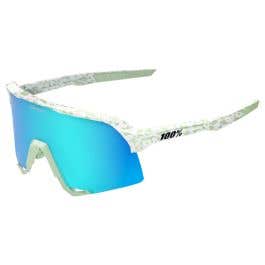 100% S3 Elly De La Cruz 2 Sunglasses w/ Blue Topaz Mirror Lens