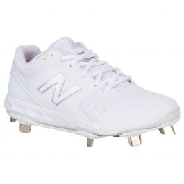 new balance cleats all white