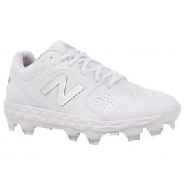 all white new balance softball cleats