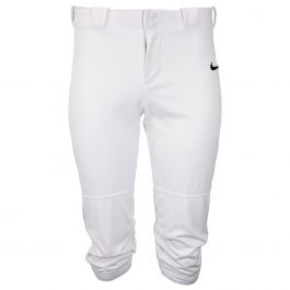 white nike softball pants