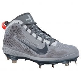 mike trout cleats metal