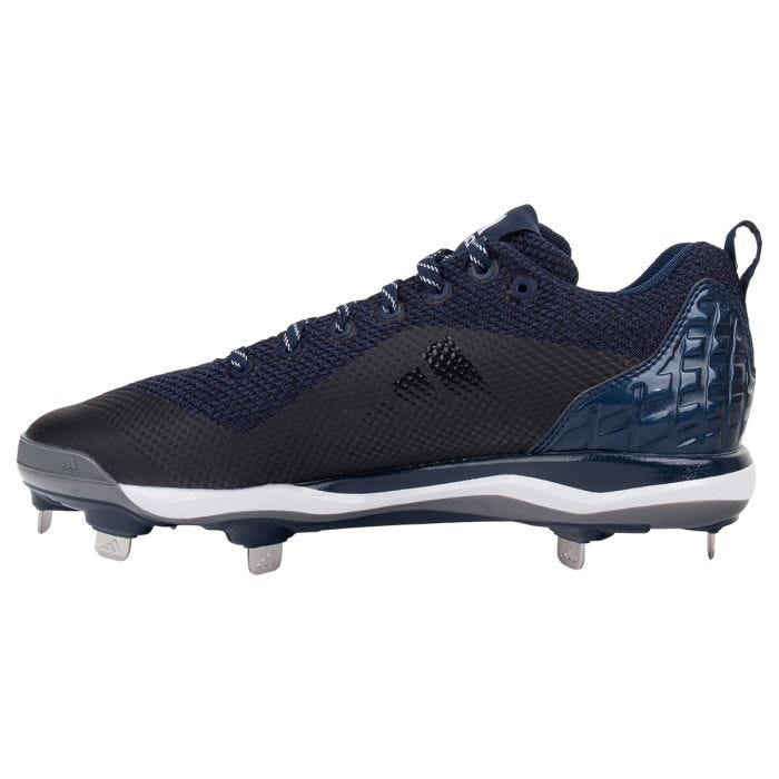 navy blue adidas baseball cleats