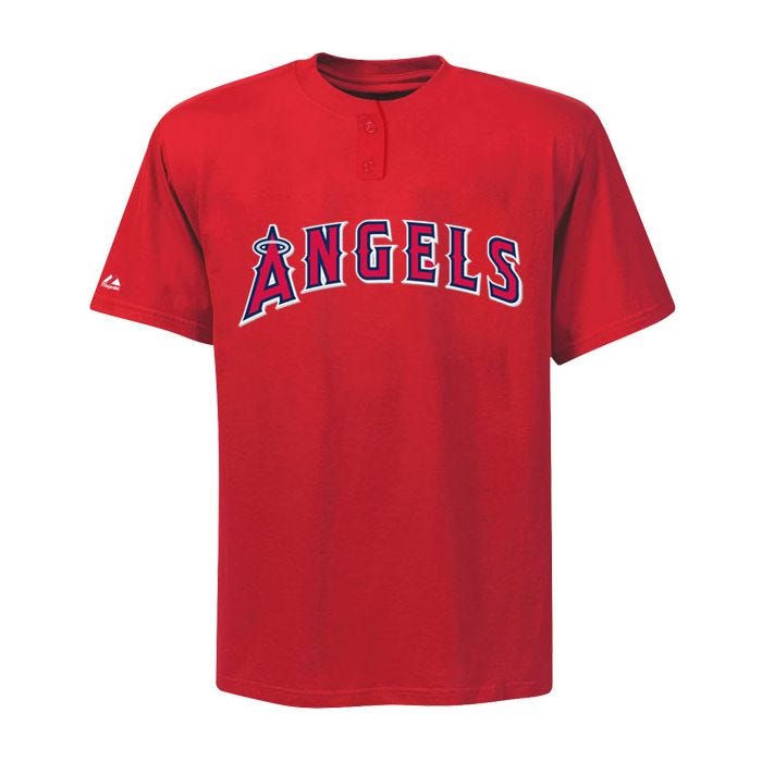 Anaheim Majestic Two-Button Youth Jersey