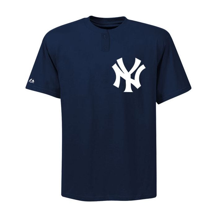 ny yankees button up jersey