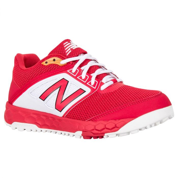 new balance turf shoes red