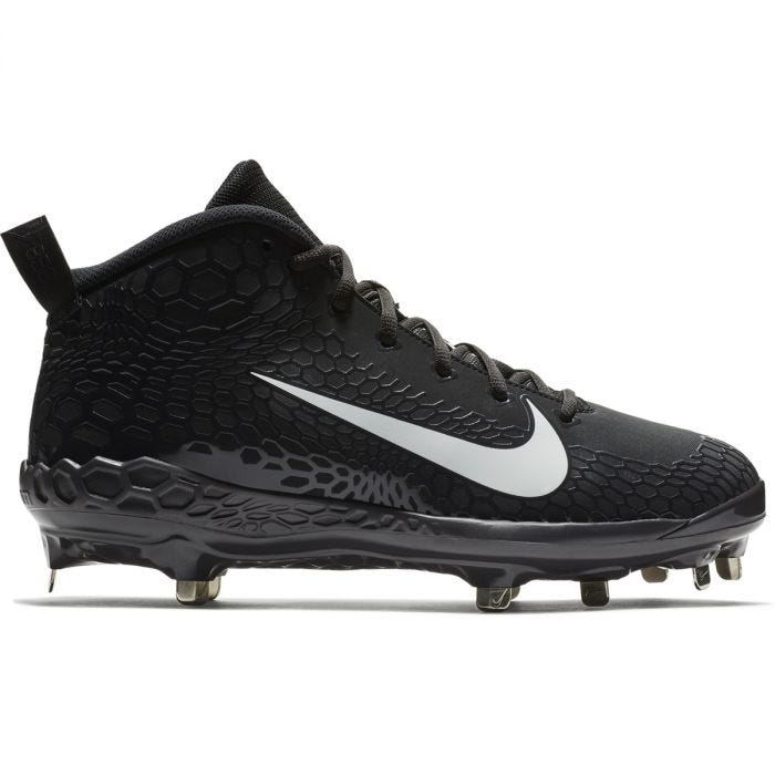 black and white nike cleats