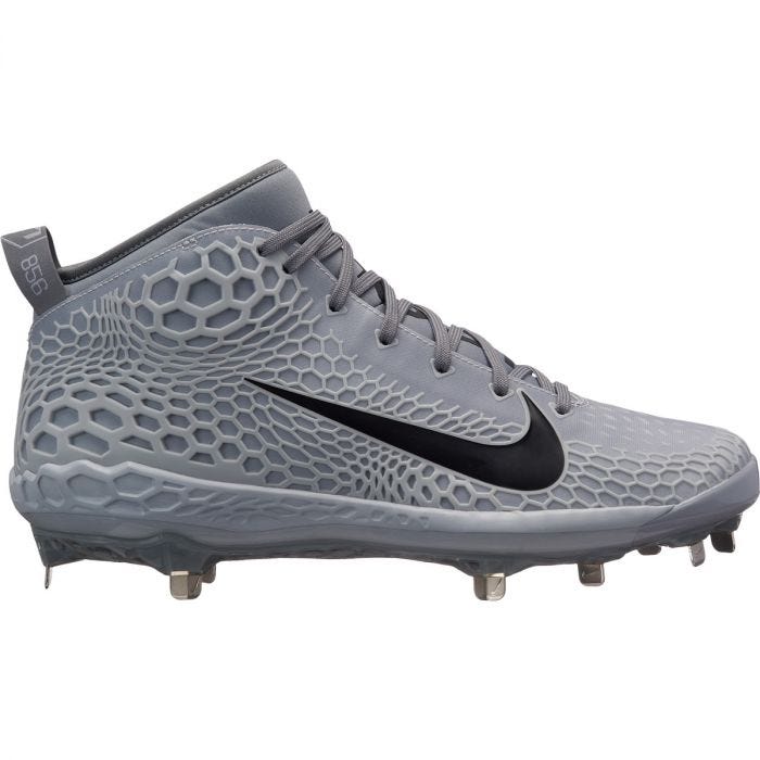 mike trout cleats metal