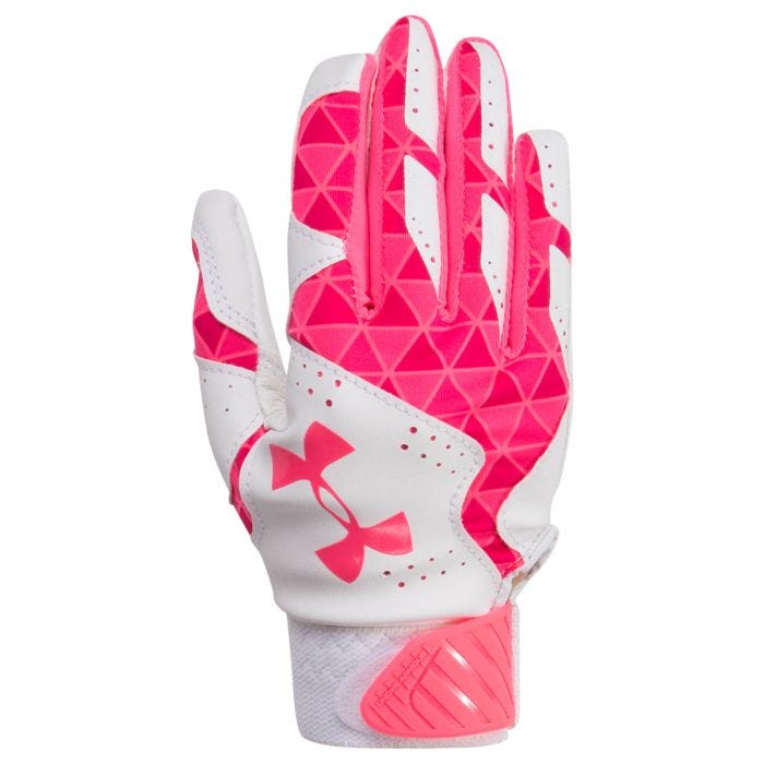 pink under armour gloves