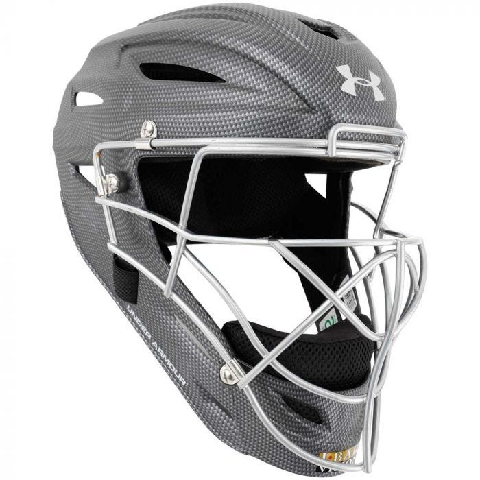 Under Armour Professional Gloss Youth Baseball Catchers Helmet