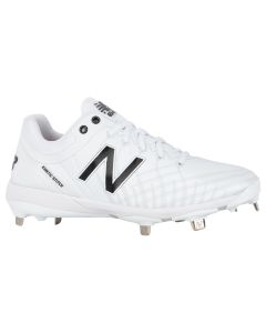 white and gold new balance baseball cleats