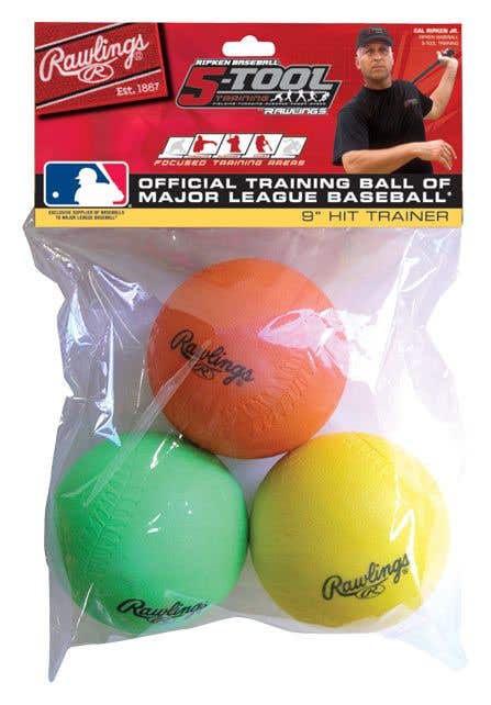 Rawlings 5-Tool Foam Hit Trainers - 3 Pack | BaseballMonkey