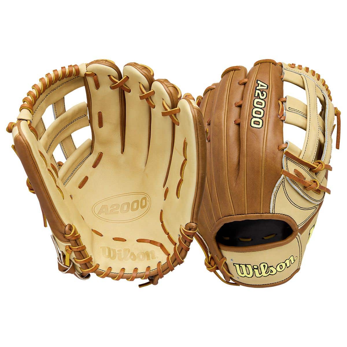Wilson A2000 アメリカンスタイル限定カラーブロンド一般硬式用内野手 097512961745_2.jpg