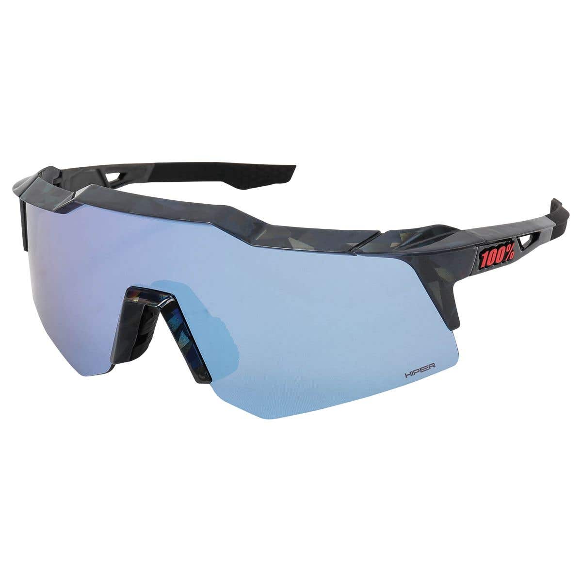 100% Speedcraft XS Adult Sunglasses w/ Hiper Blue Multilayer Lens