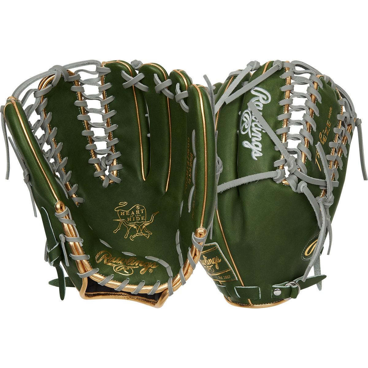 Rawlings Heart of the Hide Gold Glove Club PROMT27MGG 12.75