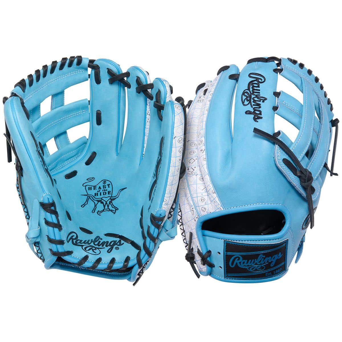 Rawlings Heart of the Hide Gold Glove Club PROR207-6CB 12.25