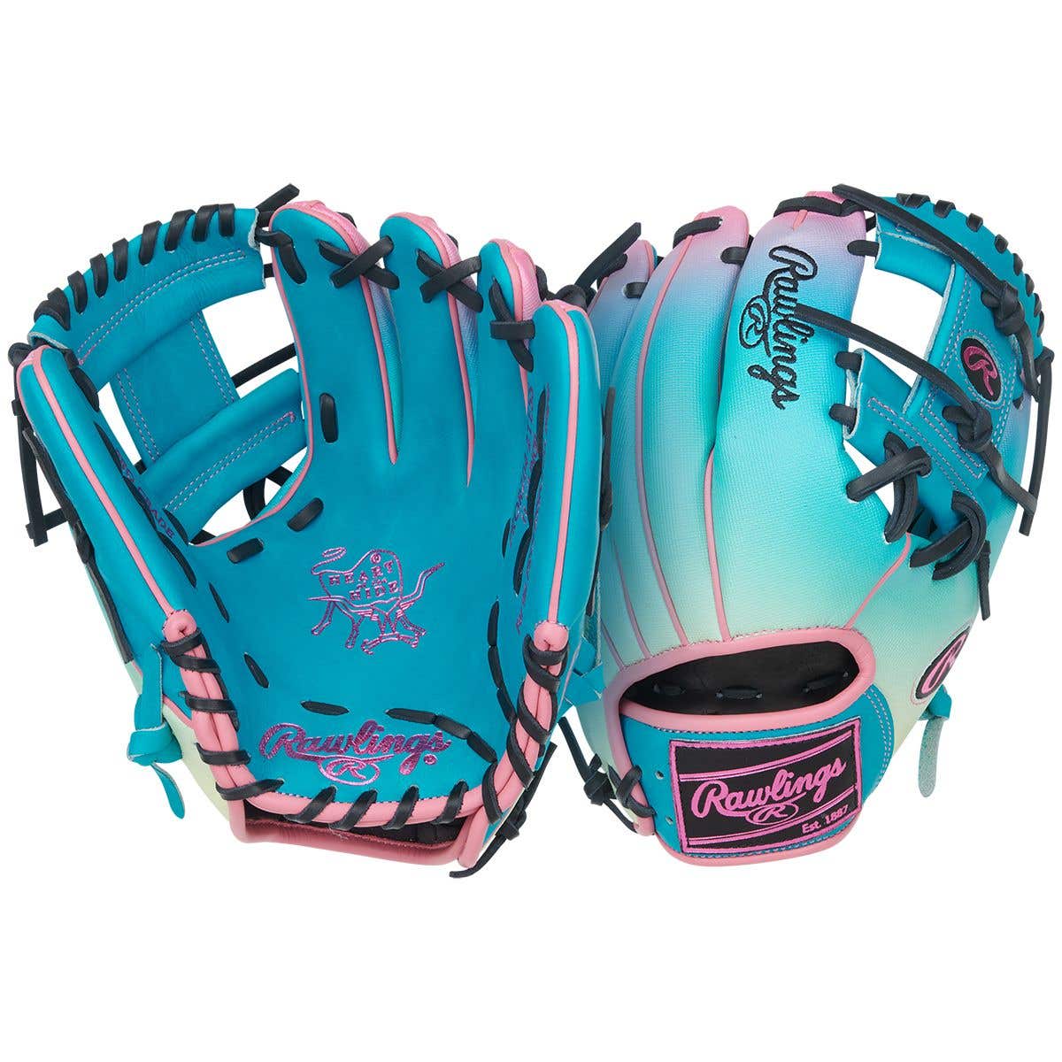 Rawlings Heart of the Hide Fun Burst Edition PROR204-2TESS 11.5