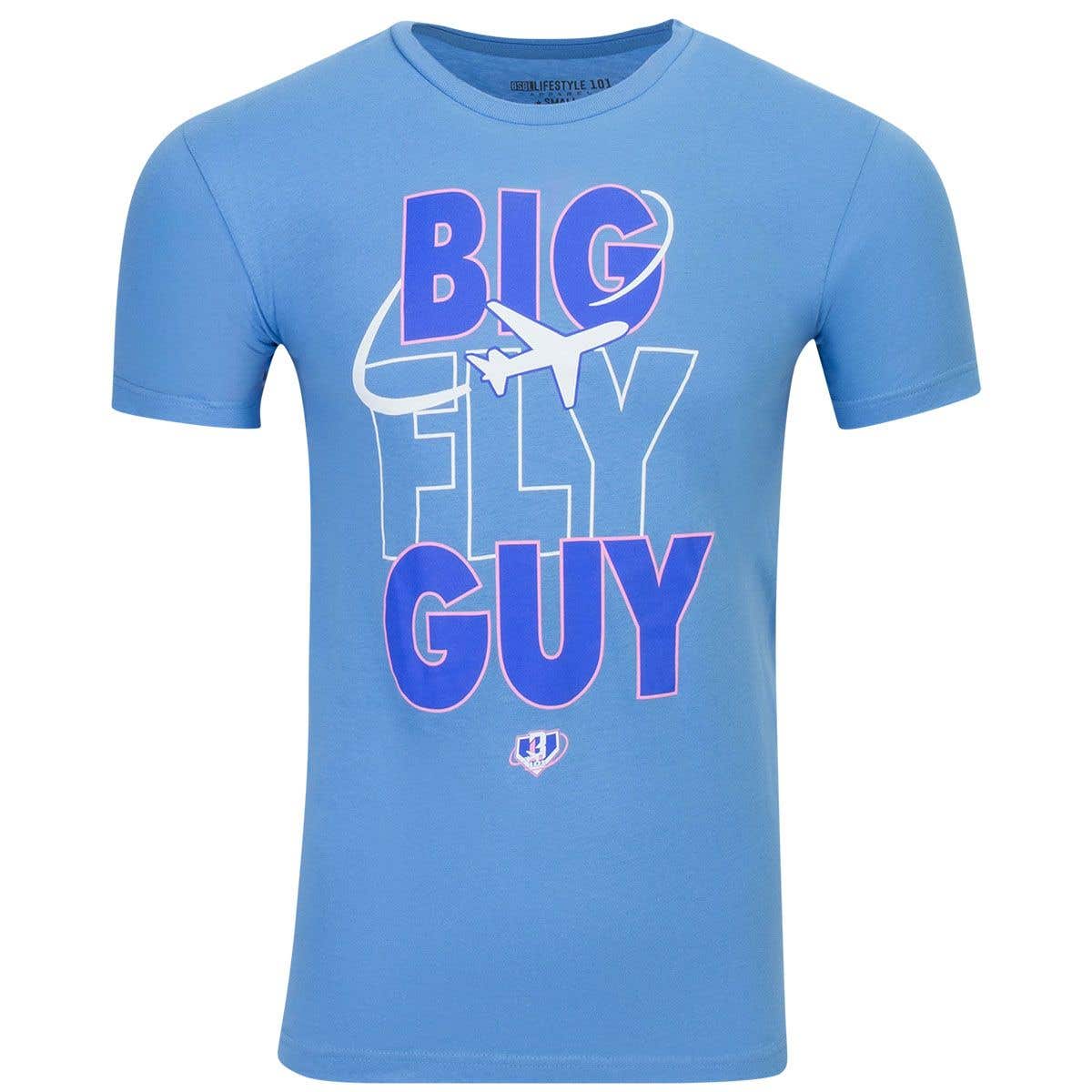 Baseball Lifestyle 101 Big Fly Guy Adult Tee Shirt | BaseballMonkey