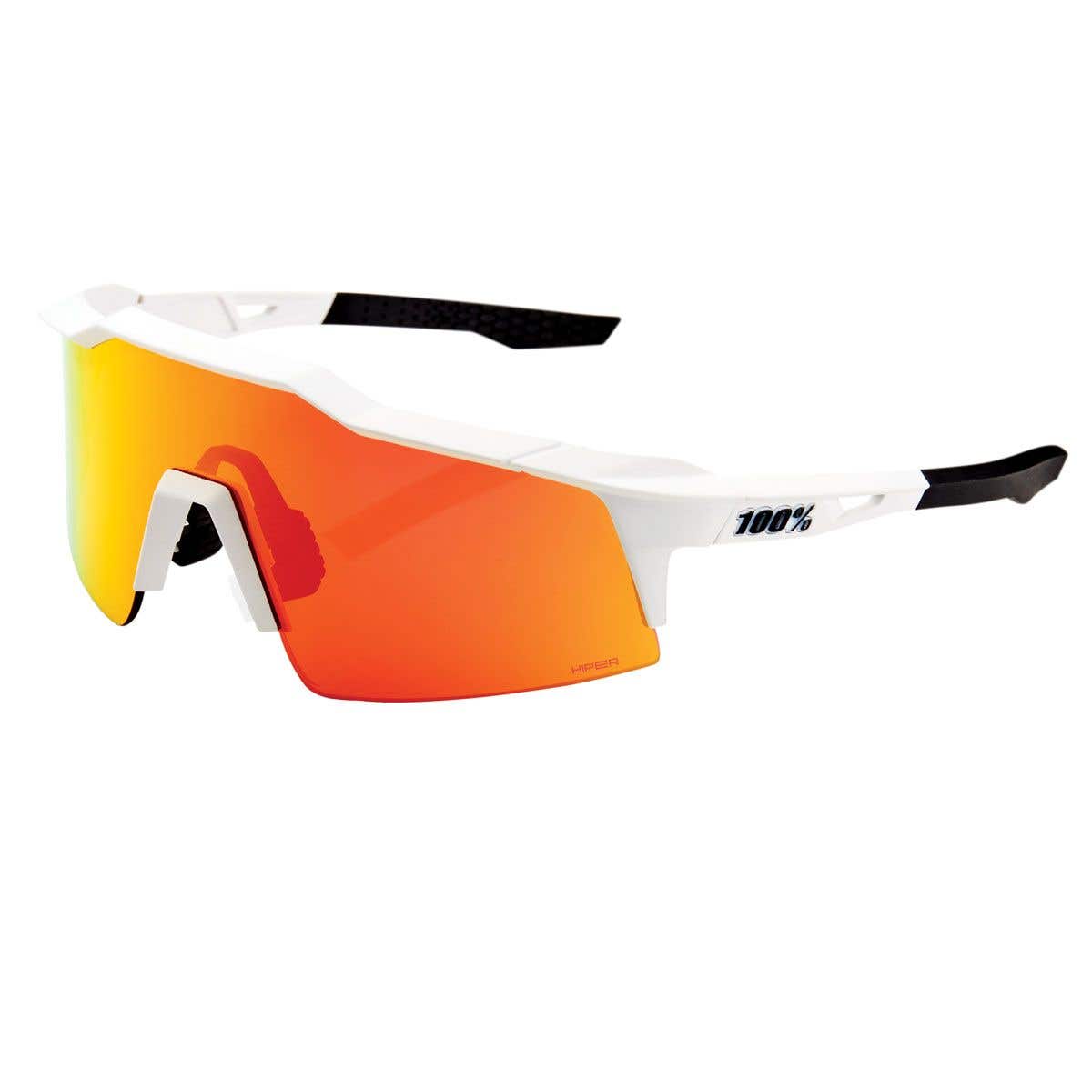 100% Speedcraft SL Soft Tact Off White Adult Sunglasses w/ Hiper
