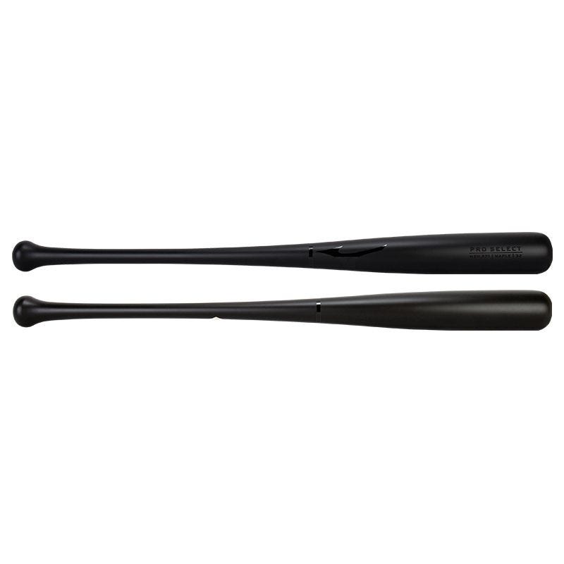 バット MONKUMA Mizuno Pro Select MZM 271 Maple Wood Bat - Black