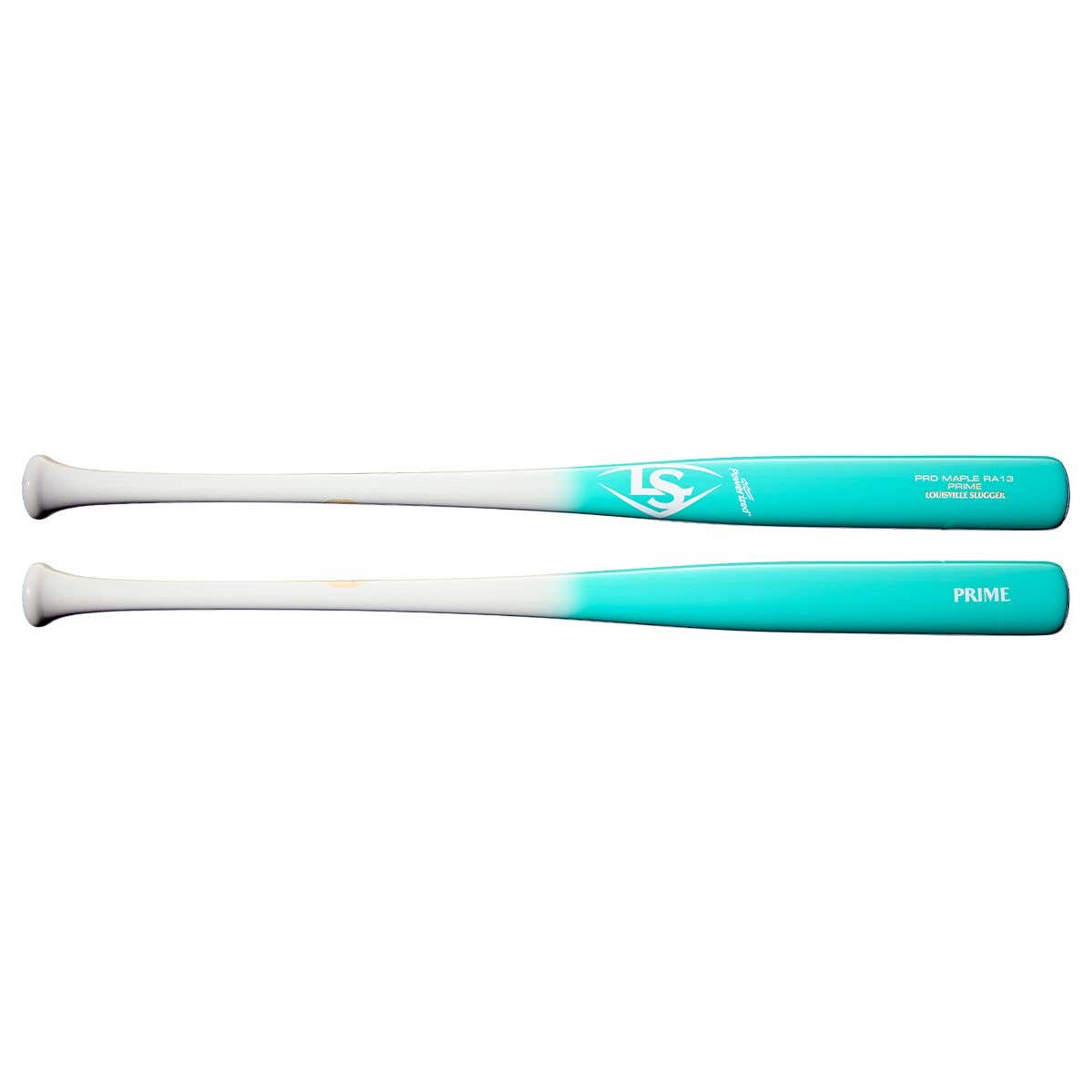 Louisville Slugger Pro Prime RA13 Maple Wood Baseball Bat - Teal