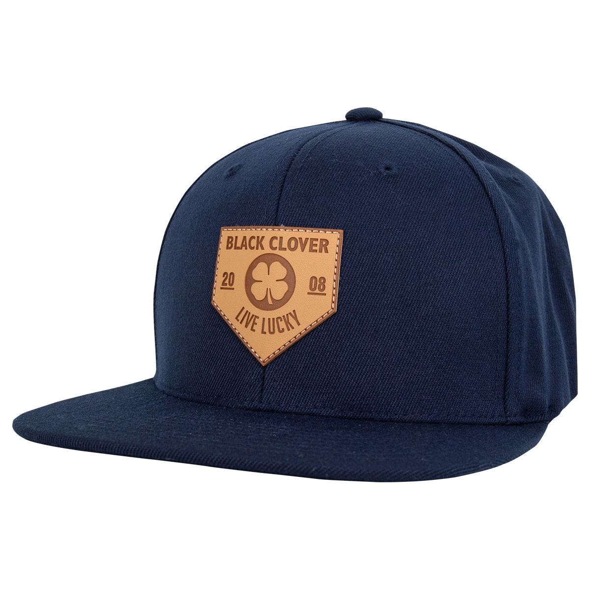 Black Clover x Rawlings Leather Patch Flex Fit Hat
