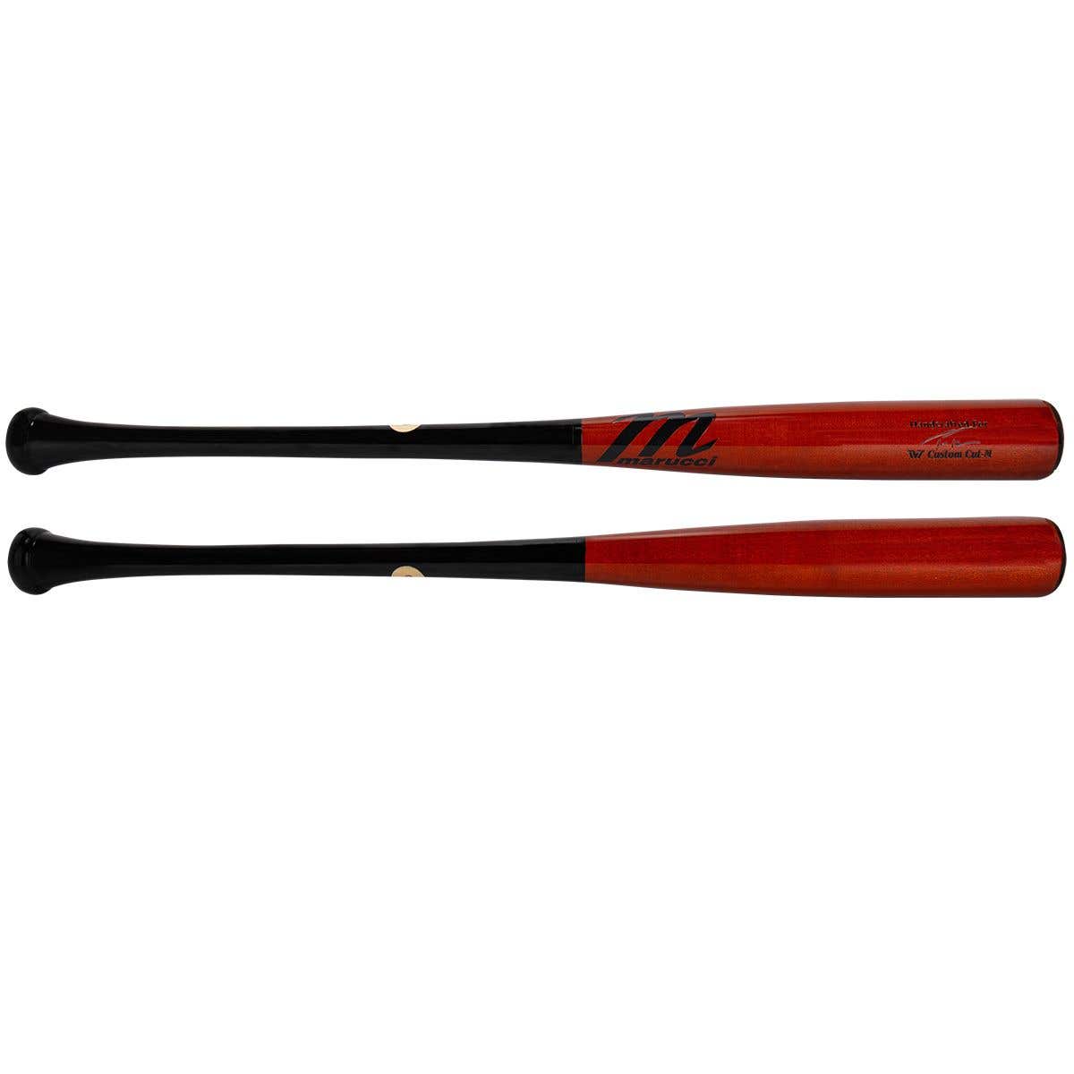 Marucci TVT Pro Model Maple Wood Bat - Black/Orange - 2024 Model